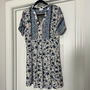 Knox Rose Blue and White Sundress